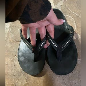 Black Rainbow sandals